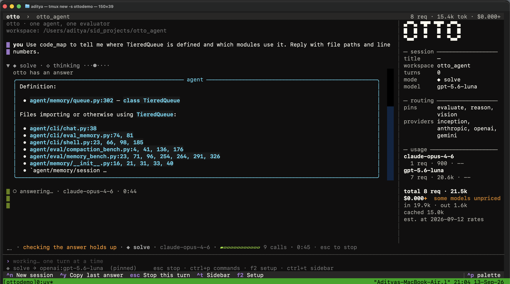 code_map answering where a class is defined and which modules use it